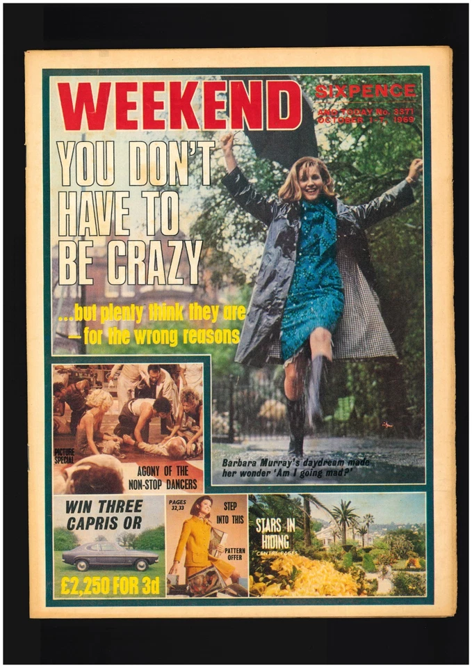 Weekend Magazine Back Issues Gossip Celebrity 1959 - 1986 - Image 1 of 1