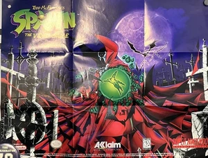 Vintage Spawn SNES Game Insert Poster Only Authentic Super Nintendo - Picture 1 of 6