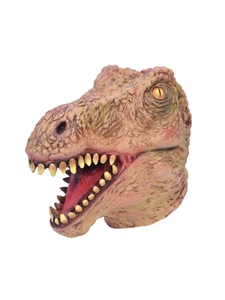 Dinosaur Realistic Mask Adults Wild Animal Dinosaurs Deluxe Fancy Dress Mens - Picture 1 of 1