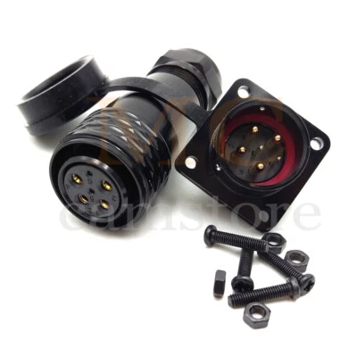 WEIPU SA20 6pin Connector LED Power Signal Industrial Equipment Plug Socket - Image 1 of 4