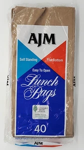 AJM 40 CT PAPER LUNCH BAG - Picture 1 of 3