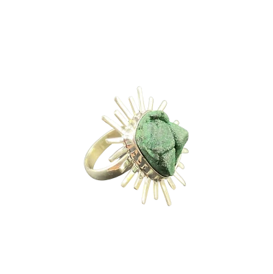 Moda Positano Gioielli - Collezione Zaffiro - Anello  Ag 925 con Malachite - Immagine 1 di 4