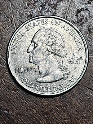 South Carolina Quarter 1788-2000 - Mint P - RARE Off Center Double Rim - Image 1 of 4