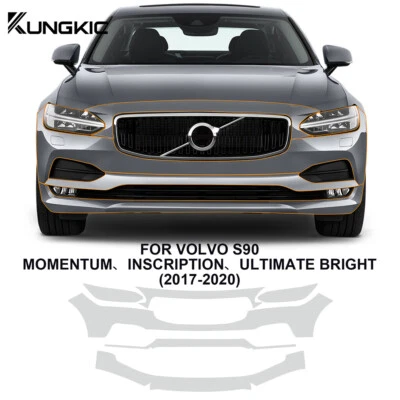 Película de protección de pintura precortada para parachoques delantero para Volvo S90 Inscription 2017-2020 Foto 1 de 4