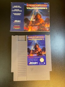 Cartuccia IronSword: Wizards & Warriors II + con MANUALE