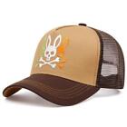 Skull Bad Bunny Embroidery Men Women Trucker Hat Baseball Caps Shade Mesh Hat