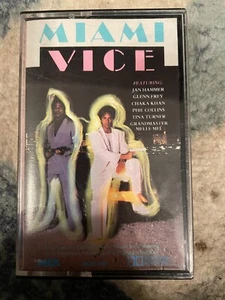 Miami Vice Soundtrack Cassette1985 Glenn Frey Phil Collins Tina Turner MCAC 6150 - Picture 1 of 3