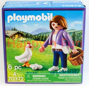 Playmobil ® 70372 Femme avec poule / Neuf - New - nuevo - Imagen 1 de 1