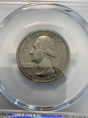 1976 bicentennial quarter D Minted. PCGS XF50 Clad - Image 1 of 4