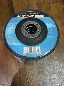 10  4-1/2" ANGLE GRINDER SANDING FLAP DISC 60 GRIT  - Picture 1 of 4