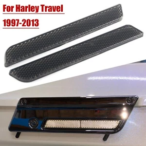 Rauch Reflektor Sattel Tasche Latch Abdeckung Für Harley Touring Road King FLHT - Picture 1 of 9