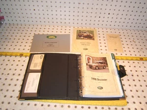 Land Rover 1998 Discovery Owner manual's OEM 1 Booklet with Green LR OEM 1 Case - Picture 1 of 19