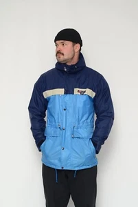 Berghaus Vintage Men's Blue Nylon Stormbelt Gore-Tex Jacket Size S Made in GB - Picture 1 of 24