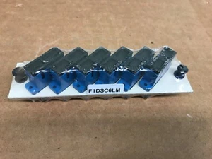 NEW Fiber Optic 6 Port SC Simplex Optical Patch Panel Adapter - Picture 1 of 3