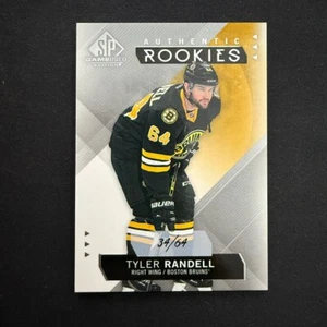 15/16 SP USADO EN JUEGOS SPGU ROOKIE RC #161 TYLER RANDELL 34/64 BRUINS - Imagen 1 de 1