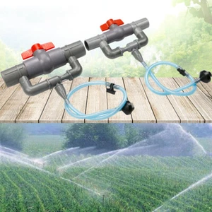 32/40/50/63mm Venturi Tube Garden Irrigation Fertilizer Injector Switch Filter - Picture 1 of 12