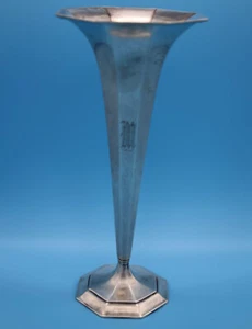 Tiffany Vase 18376 Antique Art Deco Modern Trumpet American Sterling Silver  - Picture 1 of 7