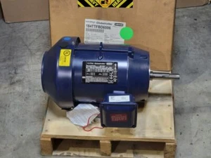 Marathon Leeson AC Motor 184TTFBD6006, 5 HP, 230/460 VAC, 3510 RPM, 3Ph, GT3112A - Picture 1 of 7