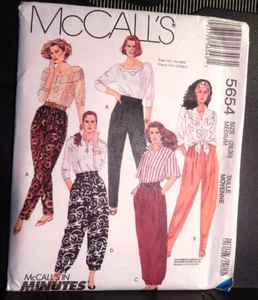 McCall's 5654 misses' novelty pants pattern size 14-16 uncut - Picture 1 of 2