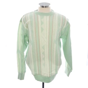 Suéter de punto verde manga larga mezcla de lana Gabicci para hombre XL - Imagen 1 de 11