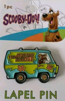 Scooby Doo Metal  Pin Limited Mystery Machine Van New 1.1/2" x 1"  Licensed - Image 1 of 3