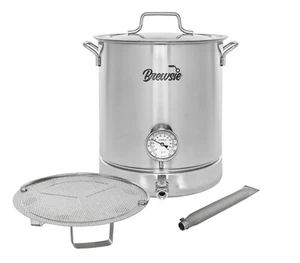 Hervidor de agua casero de acero inoxidable BREWSIE con doble filtración - Imagen 1 de 5