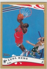 2005-06 Luol Deng Topps GOLD BORDER Parallel /99 - #156 Bulls Duke
