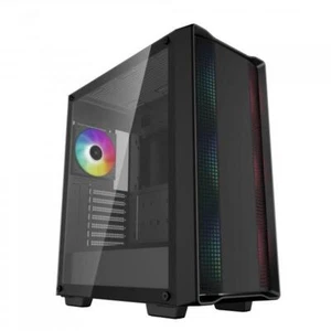 DEEPCOOL CASE MID TOWER CC560 ARGB V2 BLK 3+1x120 ARGB FAN TG - Foto 1 di 4