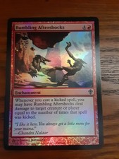 Rumbling Aftershocks, Foil, LP MTG
