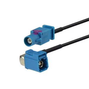 Cavo prolunga antenna auto veicolo Fakra Z jack angolo retto da collegare cavo RG174 - Foto 1 di 4