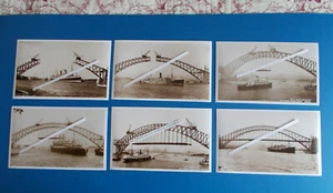 AUSTRALIAN PHOTOGRAPHS OF SYDNEY HARBOUR BRIDGE UNDER CONSTRUCTION - Picture 1 of 1