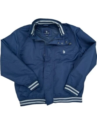 Polo EE. UU. ASSN. Chaqueta Pony Logo Cremallera Completa Deportiva Ligera, Talla Grande Foto 1 de 4