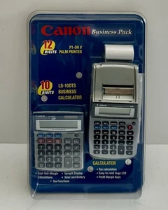 Canon LS-100TS and P1-DH V Bonus Business Printing Calculator - Brand New - Picture 1 of 6