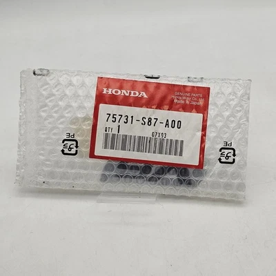 Genuine OEM Honda 75731-S87-A00 "V6" Rear Nameplate Badge Emblem 1998-07 Accord - Image 1 of 3