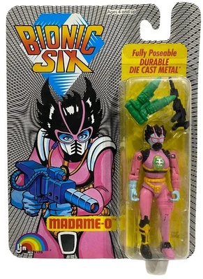 Bionic Six Madame-O Vintage 1986 Action Figure NEW LJN 6 MadameO Nice Package - Image 1 of 4