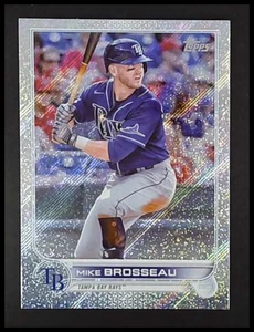 2022 Topps Baseball Mike Brosseau Foilboard Retail /875 #223 Tampa Bay Rays - Picture 1 of 10