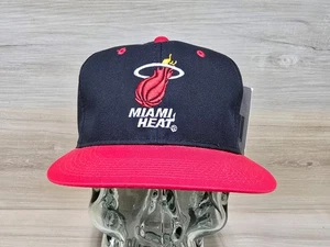 Vintage 90er Youngan Miami Heat Plain Logo Snapback Mütze Kappe neu mit Etikett - Bild 1 von 8