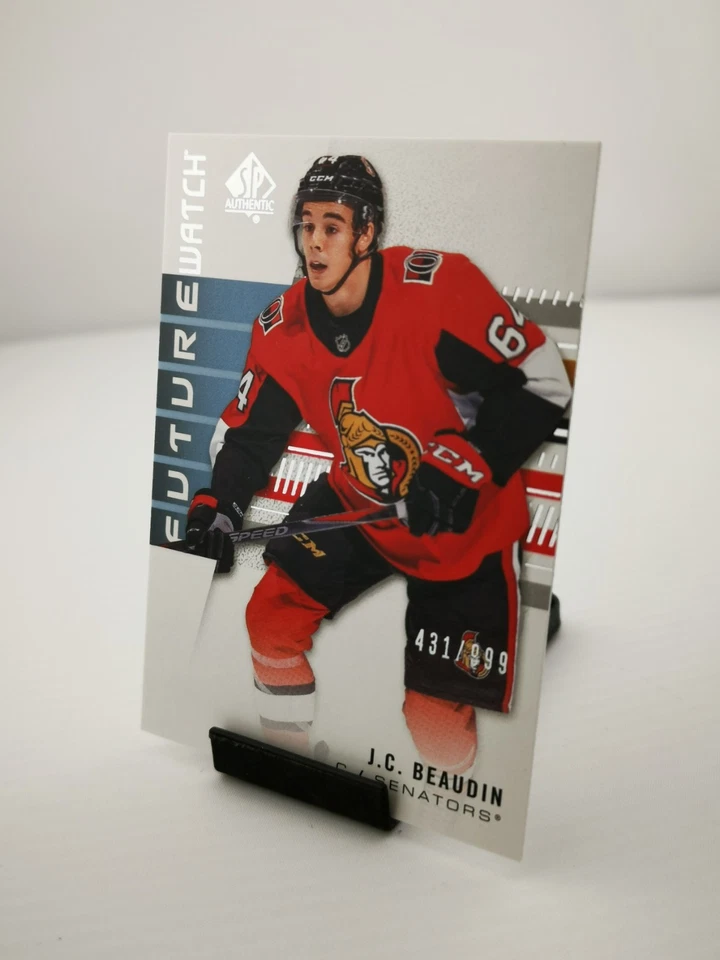 2019-20 SP Authentic Future Watch /999 J.C. Beaudin #233 RC Ottawa Senators - Image 1 of 4