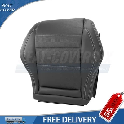 Fits 2012 - 2016 Mercedes Benz C250 C350 Passenger Bottom Leather Cover Black - Image 1 of 4