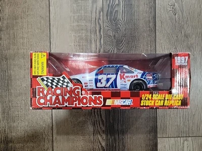 K MART RC Cola  POWER RANGERS NASCAR 1/24 Diecast 1997. #37 Jeremy Mayfield Ford - Image 1 of 4