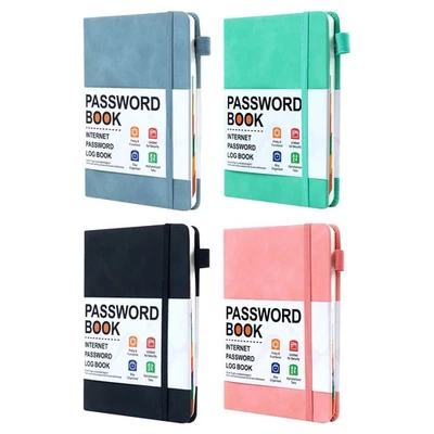 Password Book Hardcover Password Book with Alphabetical Tabs for Internet Webs - Image 1 of 4