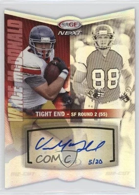 2013 SAGE Next /20 Vance McDonald #26 Rookie Auto RC - Image 1 of 2