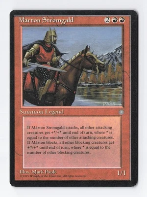 Marton Stromgald Ice Age MTG Vintage Magic the Gathering Card LP/NM - Image 1 of 2