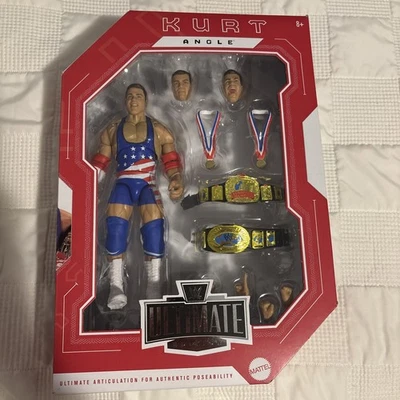 Figura de acción 1 exclusiva de Kurt Angle de Monday Night War de la WWE ULTIMATE EDITION Foto 1 de 4