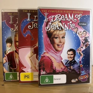 I Dream of Jeannie Seasons 1 - 3 DVD Bundle Region 4 PAL 12 Discs - As New - Picture 1 of 6