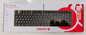 New CHERRY KC 200 MX - USB Wired Mechanical Keyboard in Black / Bronze QWERTY UK - Picture 1 of 6