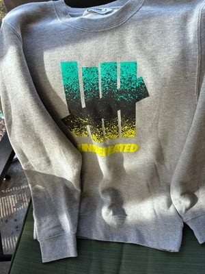 Undefeated 5 Strikes Logo Crewneck Sweatshirt Gray Size Small Crewneck - Image 1 of 4