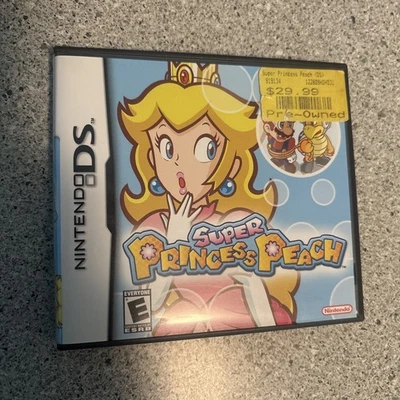 Super Princess Peach Nintendo DS 2006 в коробке - Изображение 1 из 4