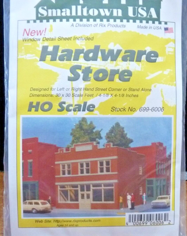Smalltown USA HO Scale City Buildings Hardware Kit Item #699-6006