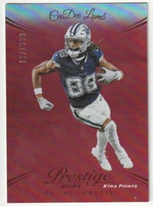 CeeDee Lamb 2024 Panini Prestige Red Xtra Points /399 #76 Dallas Cowboys - Bild 1 von 2